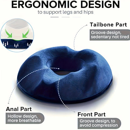Orthopedic Memory Foam Coccyx Seat Cushion  Tailbone  Hemorrhoid Relief Pillow 3