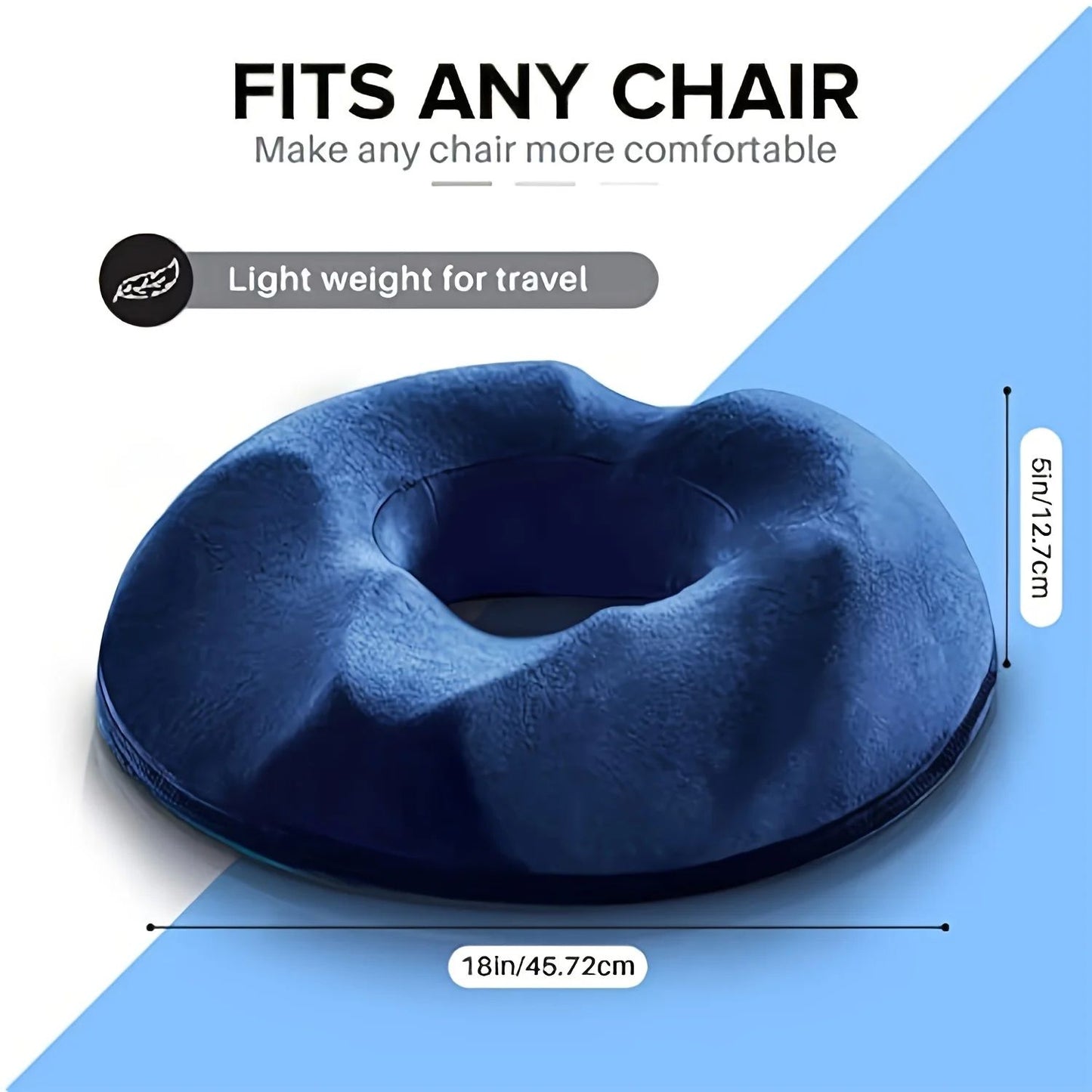 Orthopedic Memory Foam Coccyx Seat Cushion  Tailbone  Hemorrhoid Relief Pillow 4