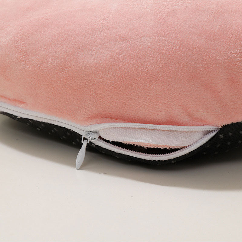 USB Electric Foot Warmer Under Desk Heating Pad Plush Flannel Leg Heater For Winter Cozy Under Desk