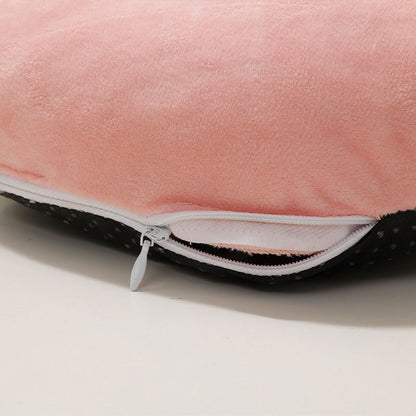 USB Electric Foot Warmer Under Desk Heating Pad Plush Flannel Leg Heater For Winter Cozy Under Desk
