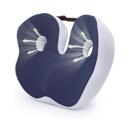 ErgoRelief Memory Foam Coccyx Seat Cushion 7