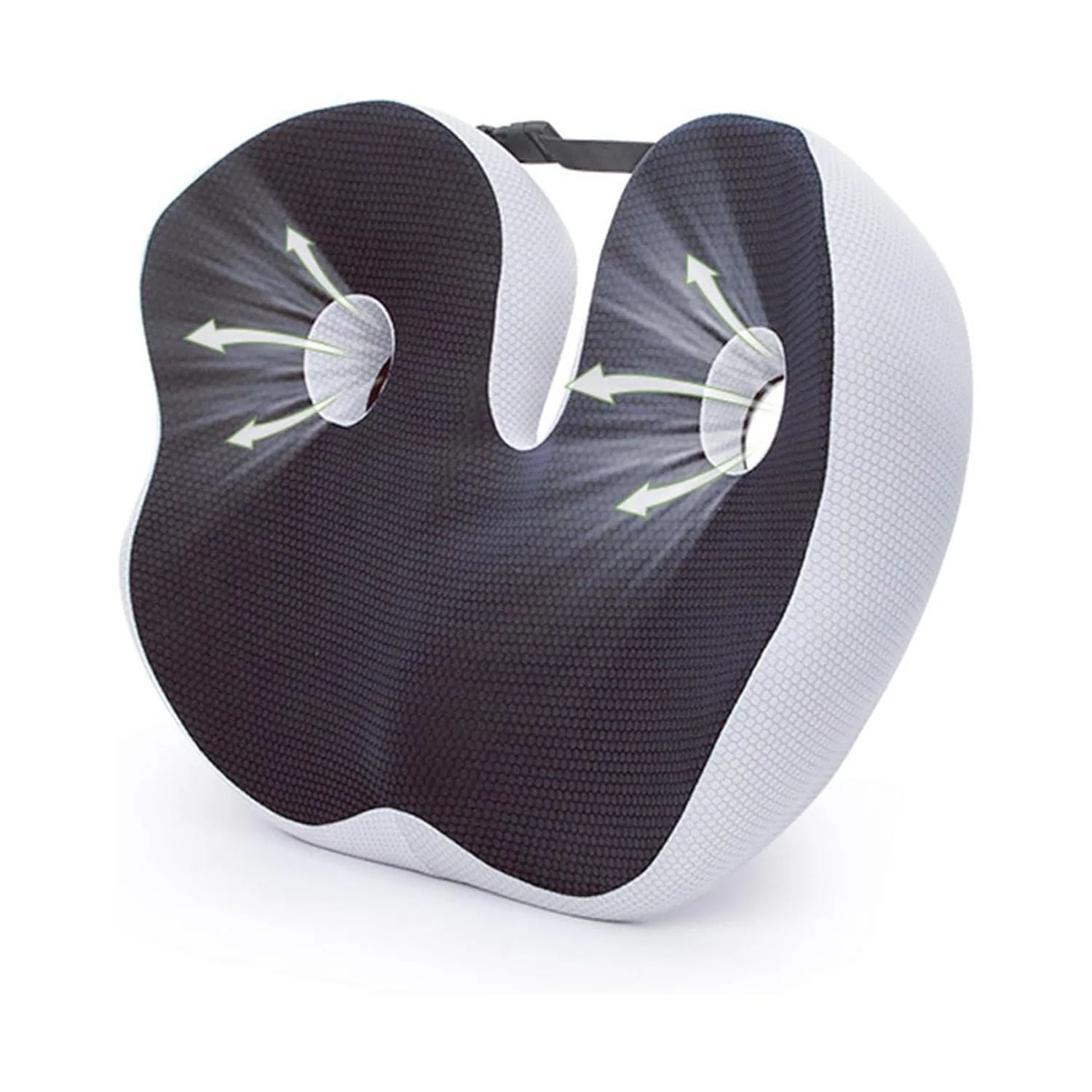 ErgoRelief Memory Foam Coccyx Seat Cushion 6