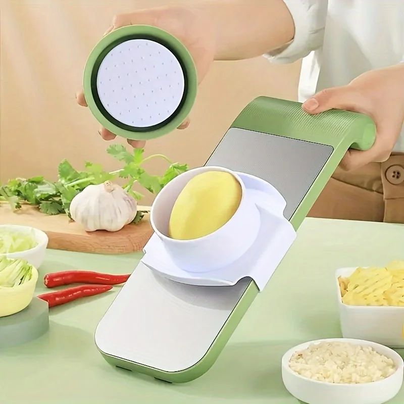 Premium 7Piece Multifunctional Vegetable Slicer  Grater Set 4