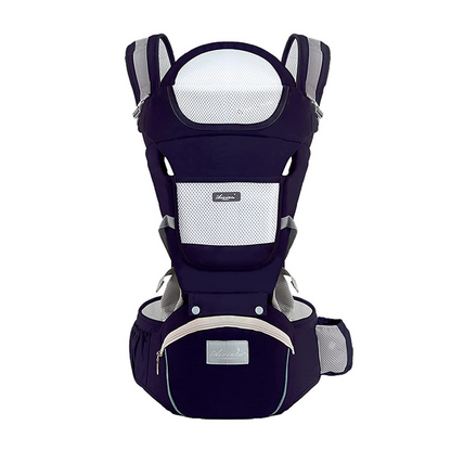 Infant Baby Hipseat Carrier, Ergonomic Baby Carrier Backpack, Front Facing Baby Wrap Sling Travel Backpack