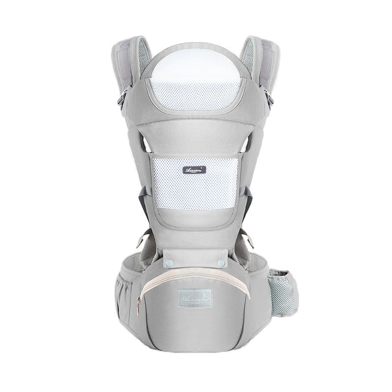 Infant Baby Hipseat Carrier, Ergonomic Baby Carrier Backpack, Front Facing Baby Wrap Sling Travel Backpack