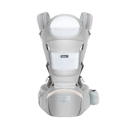 Infant Baby Hipseat Carrier, Ergonomic Baby Carrier Backpack, Front Facing Baby Wrap Sling Travel Backpack