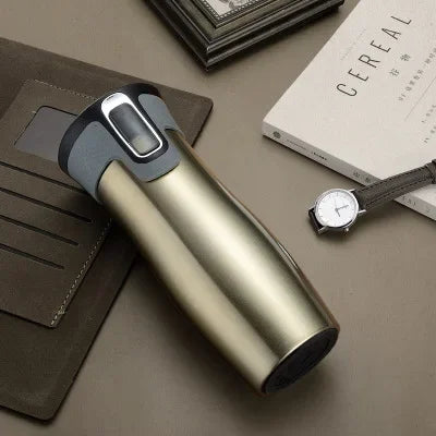 Vacuum Flask Thermoses With Easy Clean Lid 20Oz Onetouch Water West Loop Insulated Stainless Steel  1