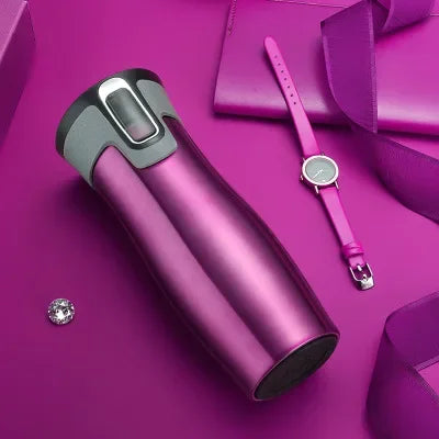 Vacuum Flask Thermoses With Easy Clean Lid 20Oz Onetouch Water West Loop Insulated Stainless Steel  3