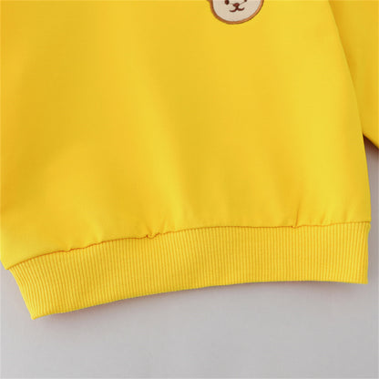 Little Bear Head Childrens Set Spring Autumn Long Sleeve Pants 6