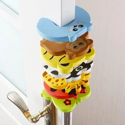 Anti-pinch Hand Baby Safety Door Stopper, Furniture Protection, Cute Animal Care Child Lock Finger Protector for Newborn