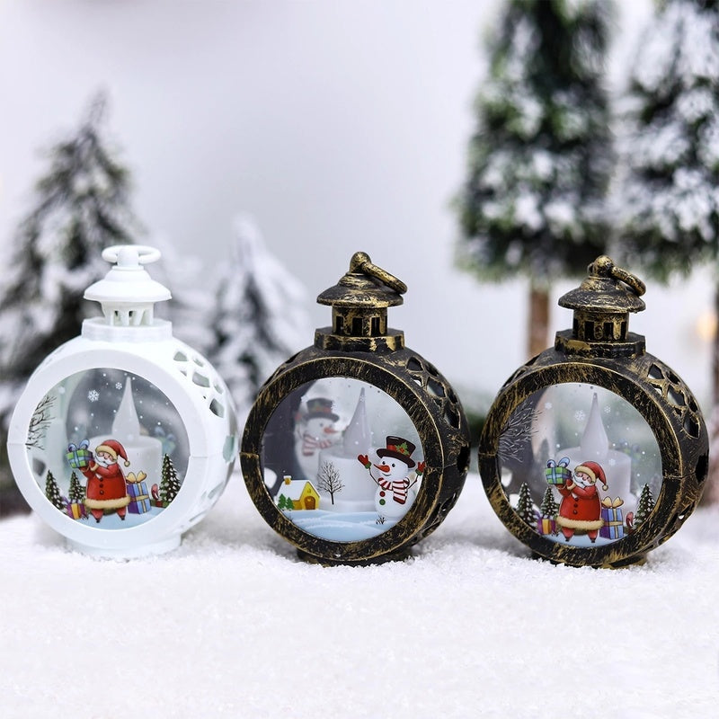 Christmas Round Wind Light Merry Christmas Decoration For Home Ornaments Xmas Gift New Year Holiday 2