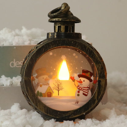 Christmas Round Wind Light Merry Christmas Decoration For Home Ornaments Xmas Gift New Year Holiday 3