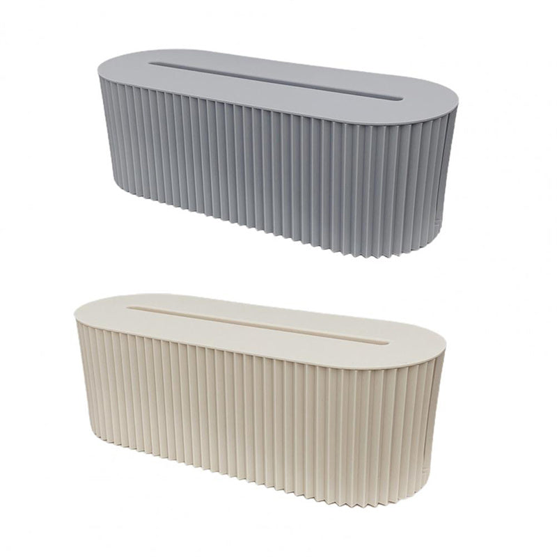 Nordic Plug Board Storage Box Cable Organizer Desktop Data Line Holder 3