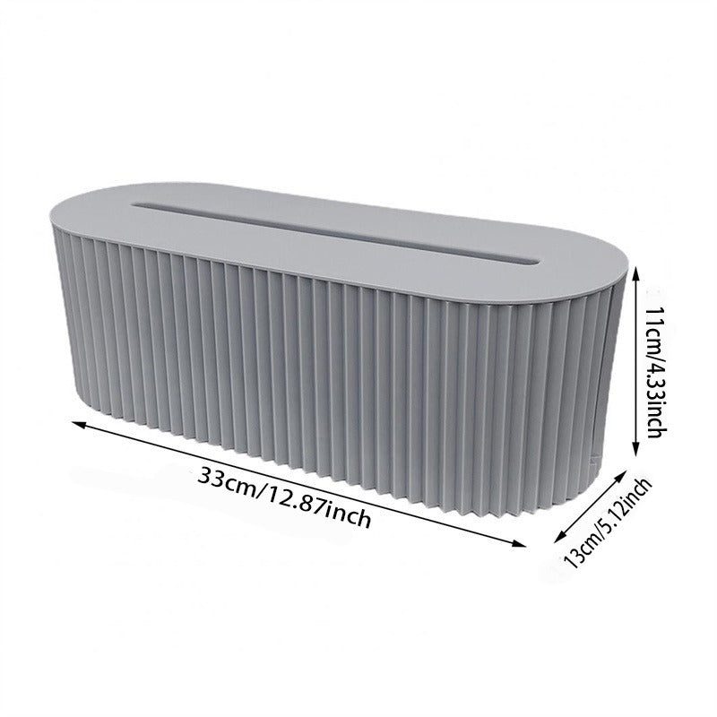 Nordic Plug Board Storage Box Cable Organizer Desktop Data Line Holder 5