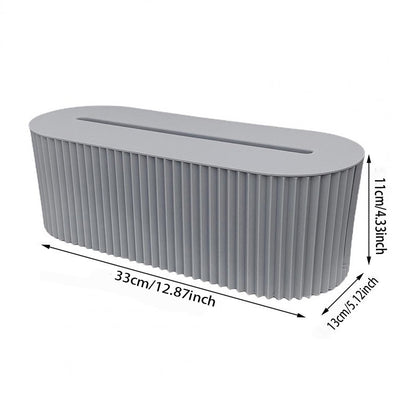 Nordic Plug Board Storage Box Cable Organizer Desktop Data Line Holder 5