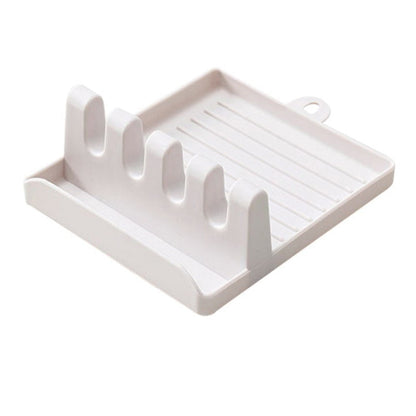 Nonslip Spoons Pad Kitchen Spoon Holders Plastic Chopsticks Holder Organizer 6