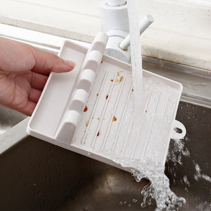 Nonslip Spoons Pad Kitchen Spoon Holders Plastic Chopsticks Holder Organizer 3