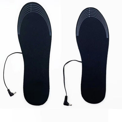 USB Electric Heated Insoles, Thermal EVA Mat Feet Warmer, Washable, Can Be Cut for Shoes Warming Foot Pad