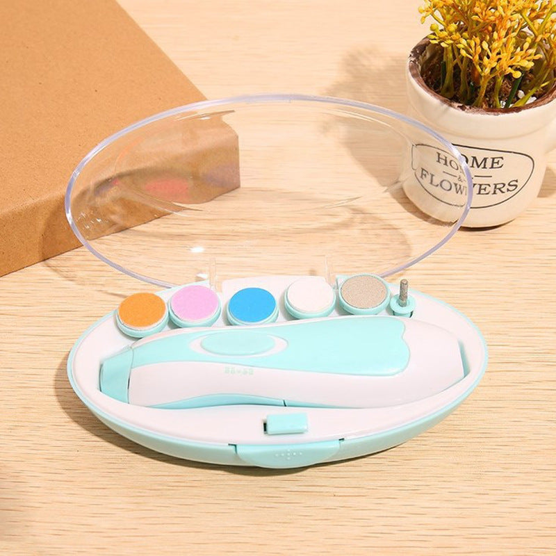 Baby Electric Nail Trimmer, Multifunctional Nail Care Cutter, Infant Manicure Set, Safe Kids Nail Clipper