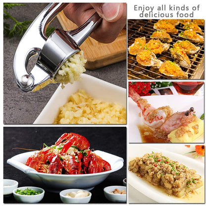 Kitchen Garlic Mincer Crusher Squeezer Ginger Crusher With Good Grip Easy To Clean Rocker Grinder T 3