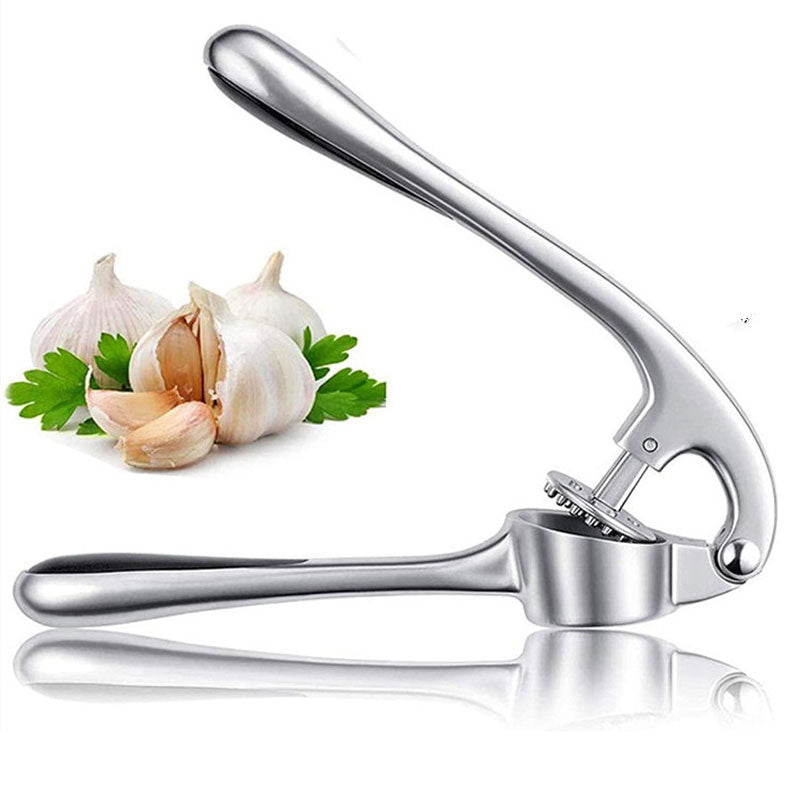 Kitchen Garlic Mincer Crusher Squeezer, Ginger Crusher with Good Grip, Easy to Clean Rocker Grinder Tool