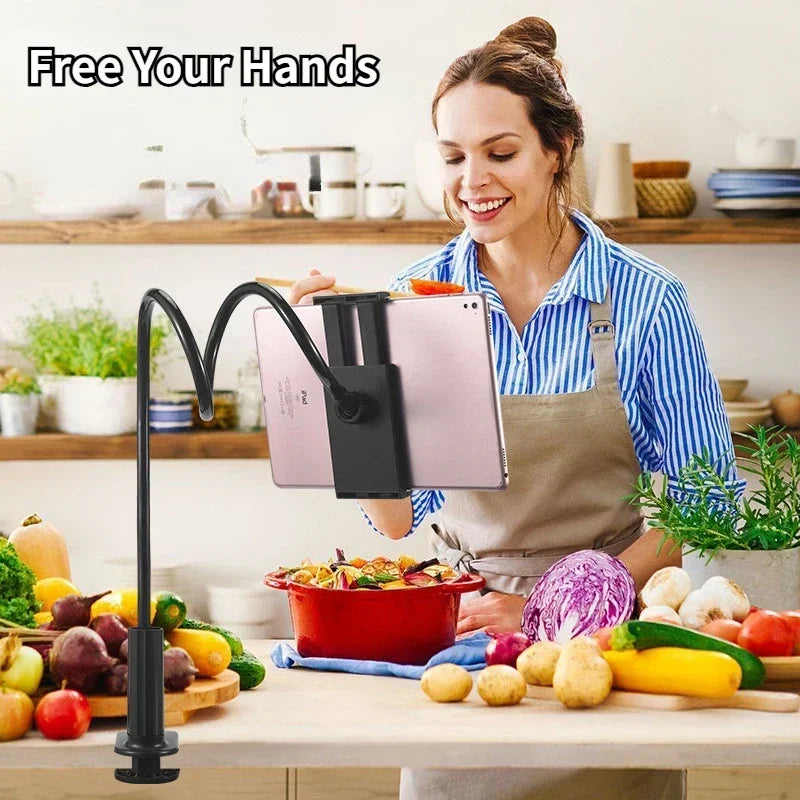 Desktop Cantilever Tablet Holder Antislip Pad For Stable Support 2