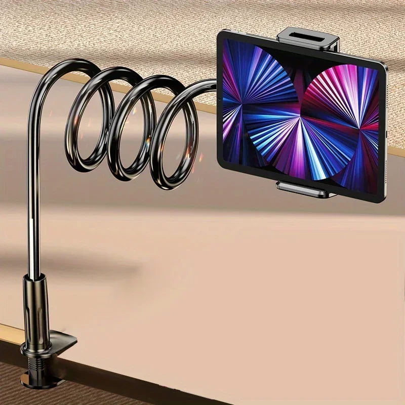 Desktop Cantilever Tablet Holder, Anti-slip Pad for Stable Support
