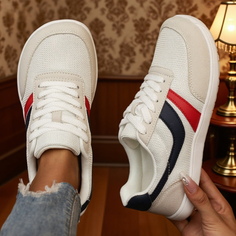 Womens Running Shoes Fashionable Canvas Sneakers Barefoot Casual Mesh Breathable Wide Last Flat Boa 2