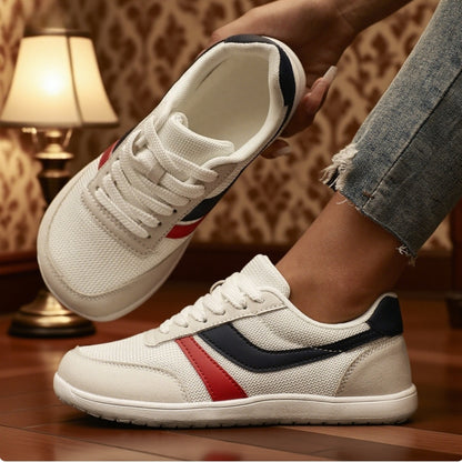 Womens Running Shoes Fashionable Canvas Sneakers Barefoot Casual Mesh Breathable Wide Last Flat Boa 5