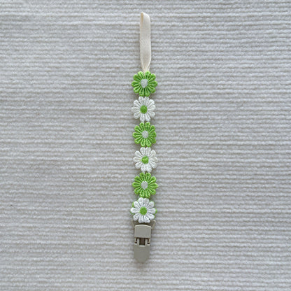 Baby Pacifier Antidrop Chain Little Daisy Toddler Dummy Clip Nipple Holder Baby Shower Gift 5