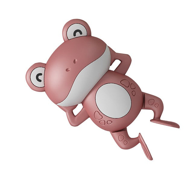 New Baby Bath Swimming Toy Cute Frogs Clockwork Bath Toy For Children Bath Toys 7