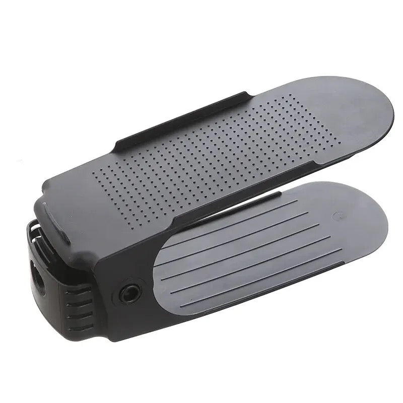 Adjustable Stacker Storage Space Saver, Double Deck Shoe Organizer