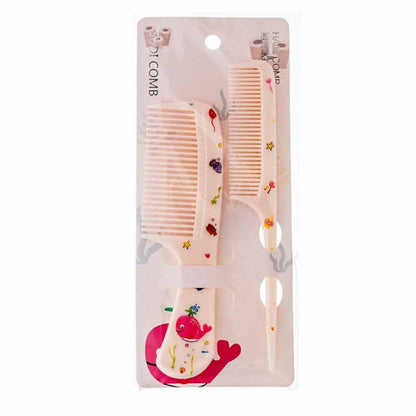 Cartoon Animals Kids Hair Combs Set Girls Hairdressing Comb Portable AntiStatic Plastic Comb With P 8