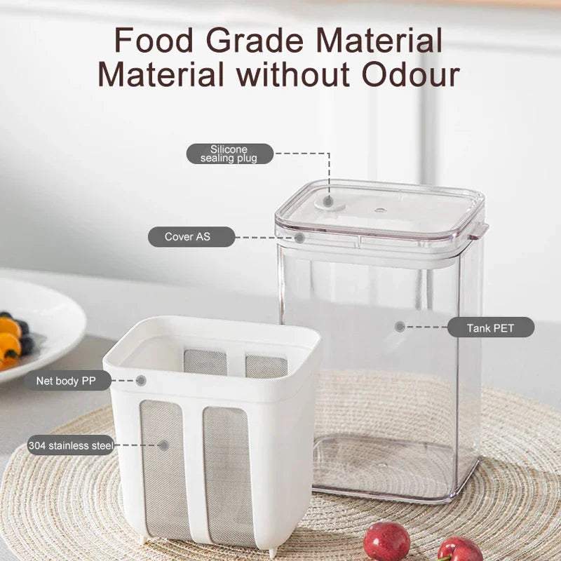 Greek Yogurt Maker Stainless Steel Strainer Yogurt Filter Whey Separation Tools For Cheese Kitchen  3