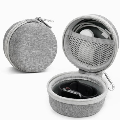 Apple Watch Organizer, Charger, Data Cable, Headphone Storage Bag, Hard Shell Cover for Watch
