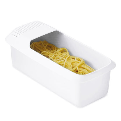 Microwave Noodles Pasta Cooker with Strainer, Eco-Friendly Plastic Spaghetti Steamer, Dishwasher Safe Kitchen Accessory