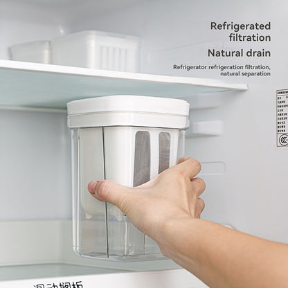 Yogurt Strainer Whey Separator Multifunctional Kitchen Sieve Tool Whole Grain Jar With Detachable S 2