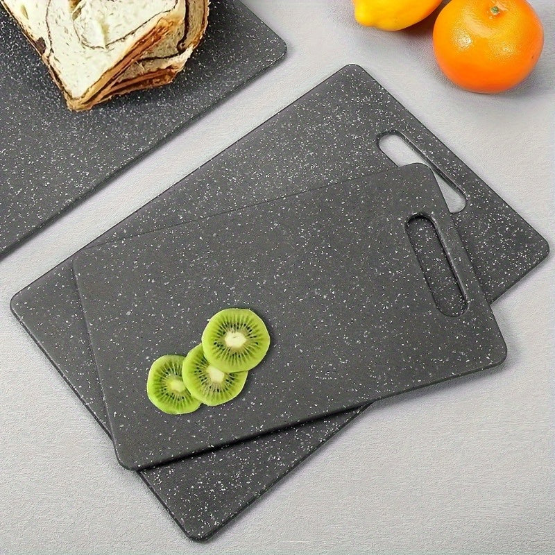 Durable Extra Large Cutting Board NonSlip Comfort Grip Dishwasher Safe Imitation Marble 3