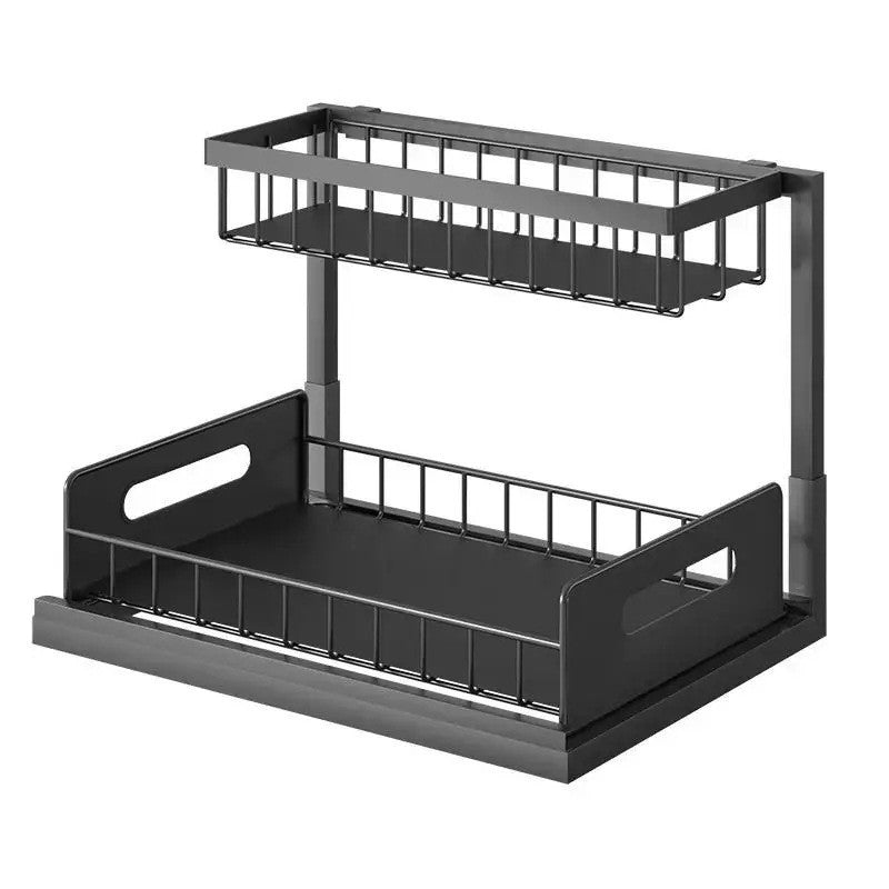 Under Sink Organizer Storage Shelves Pull Out Cabinet Storage Shelves Under Sink Storage 1