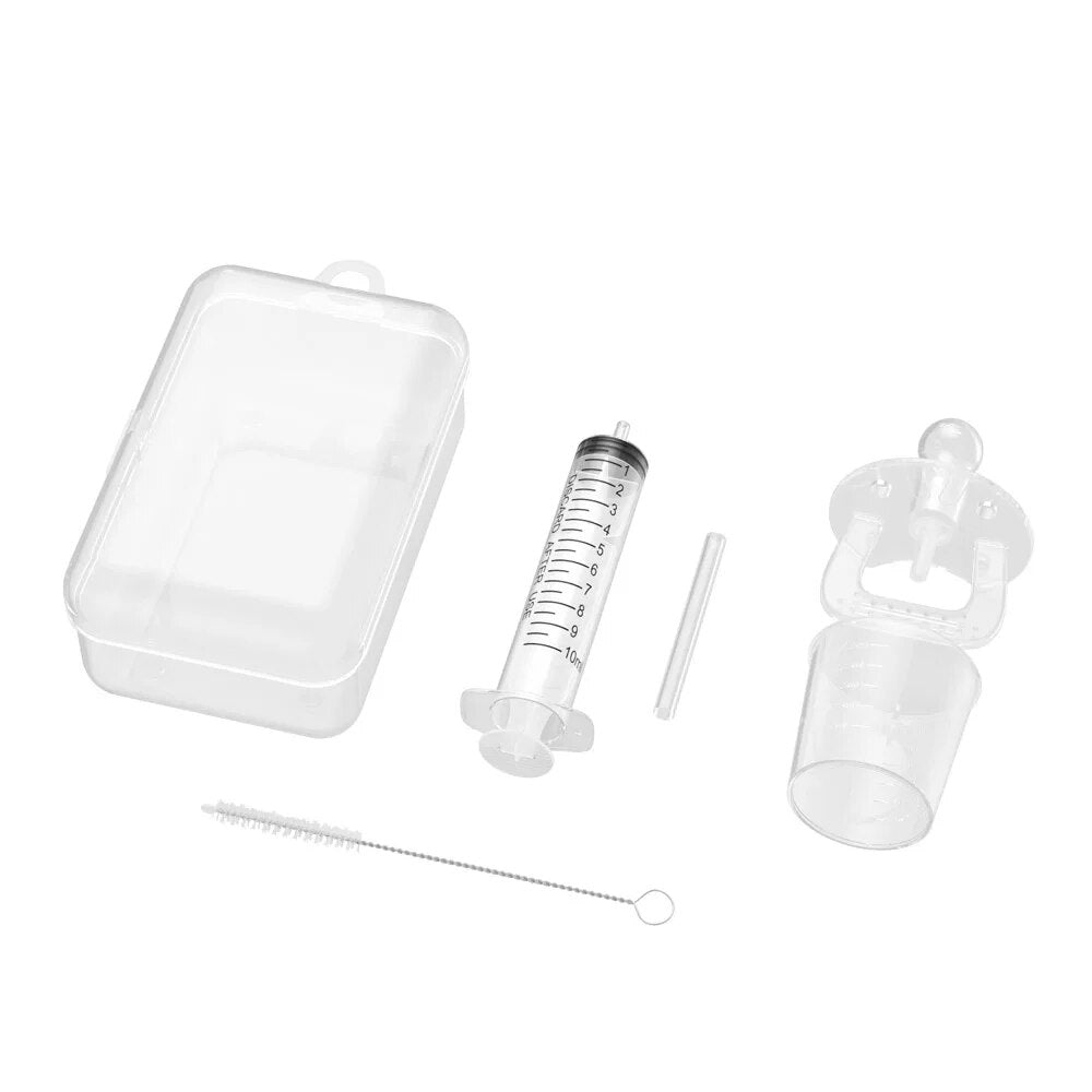 Liquid Dropper Feeder Baby Pacifier Medicine Dispenser Kit Oral Syringe For Toddler Health Feeding  4