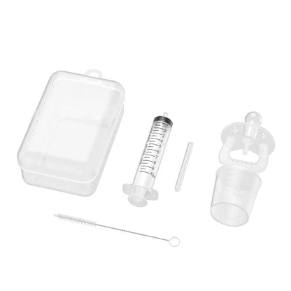 Liquid Dropper Feeder Baby Pacifier Medicine Dispenser Kit Oral Syringe For Toddler Health Feeding  4