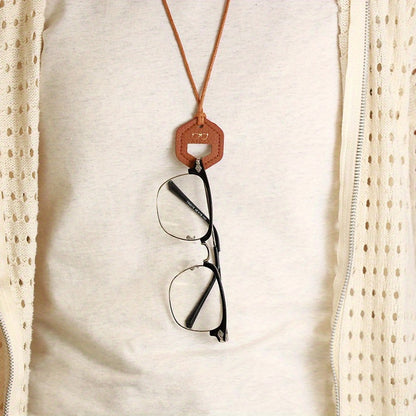Microfiber Leather Eyeglass Rope, Portable Neck Holder for Sunglasses