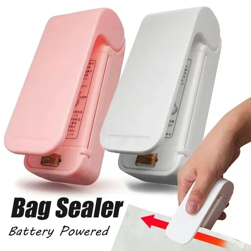 Mini Handheld FreshSeal Bag Resealer - Portable Snack & Food Bag Sealer