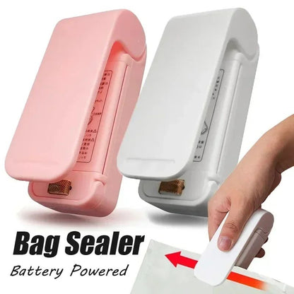 Mini Handheld FreshSeal Bag Resealer - Portable Snack & Food Bag Sealer