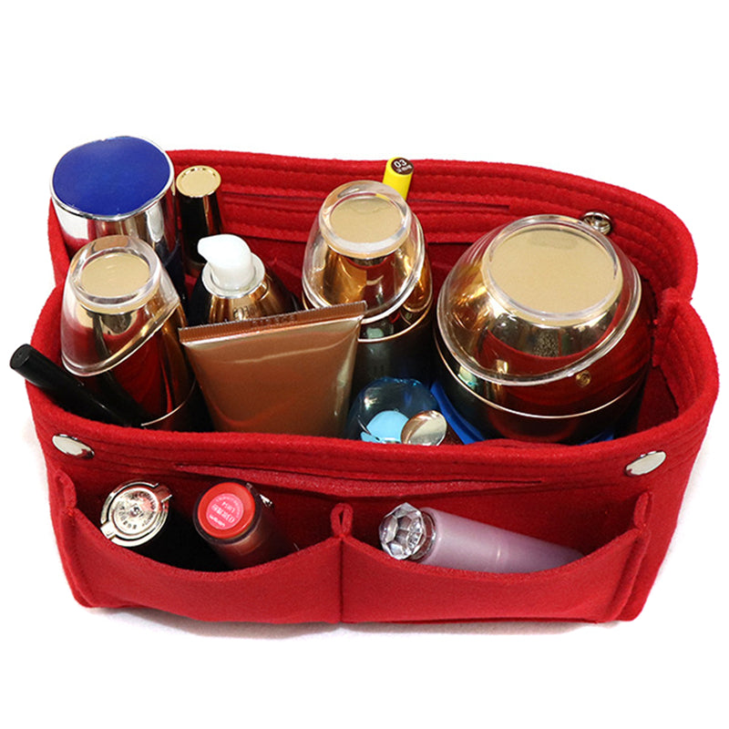 Multi Function Insert Makeup Bag Women Travel Cosmetic Bags Portable Storage Organiser For Ladies 2