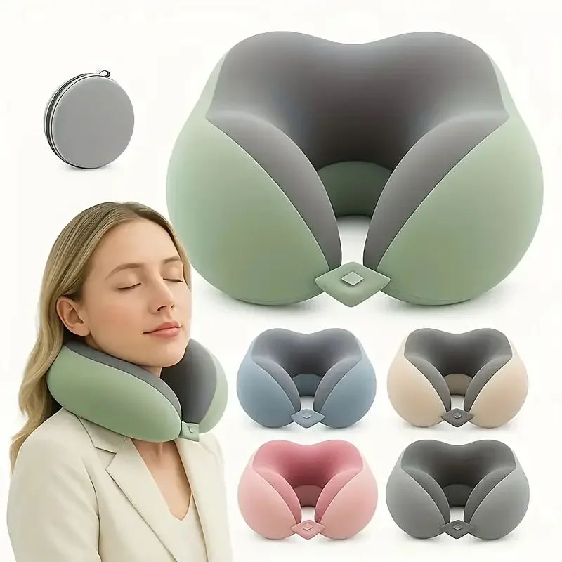 TravelReady UShaped Neck Pillow  Ergonomic Comfort For Travel  Office Naps 1