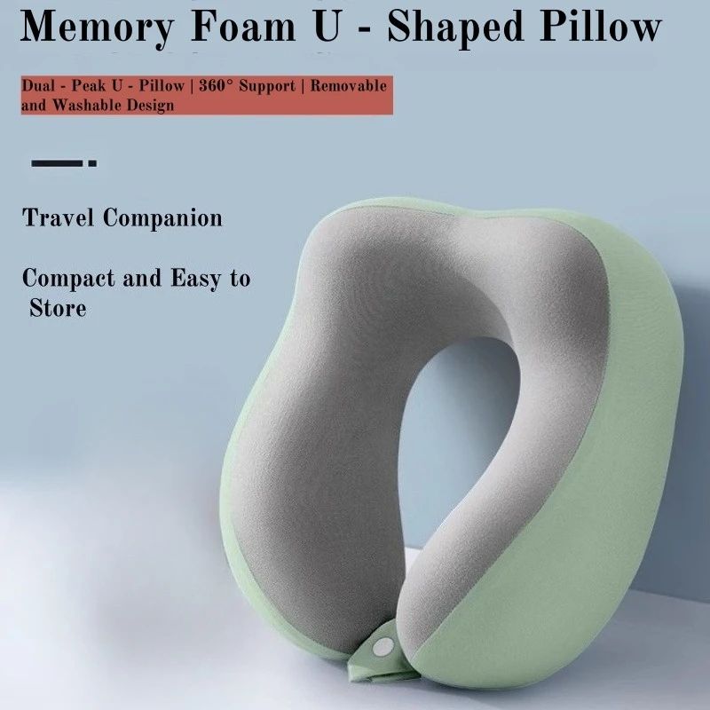 TravelReady UShaped Neck Pillow  Ergonomic Comfort For Travel  Office Naps 3