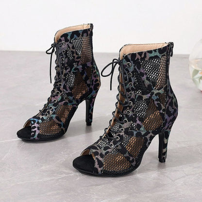 Open Toe High Heels Womens Sandals Casual Latin Dance Shoes Ballroom Footwear 3