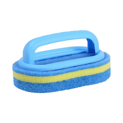 Household Cleaning Brush With Handle Sponge For Easy Kitchen And Bathroom Cleaning Tile Window Toil 5