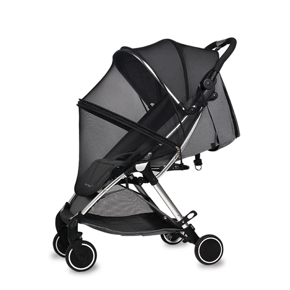 Universal Summer Mesh Zipper Baby Stroller Mosquito Net Full Cover, Insect Protection for Bebies Pram Accessories
